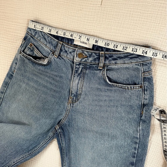 Ba&sh Evan Raw Hem Cropped Jeans Size 1 / Small - Picture 8 of 13